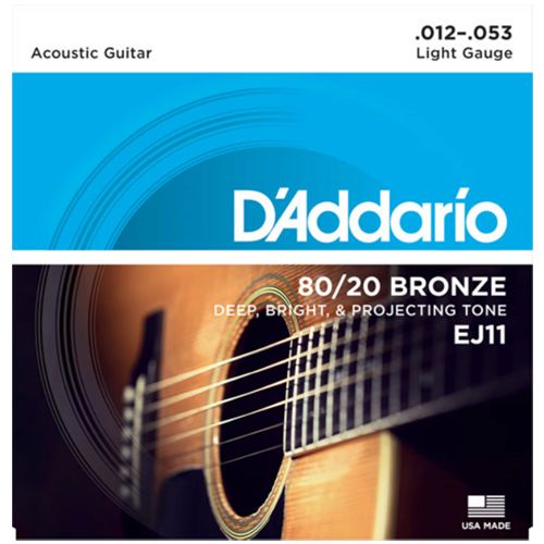 Daddario EJ11, Струни за акустична китара 12-53