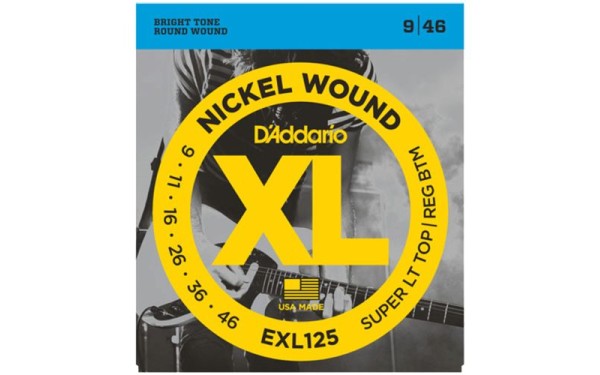 Daddario EXL125, Струни за електрическа китара  09-46
