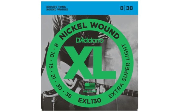 Daddario EXL130, Струни за електрическа 10-38