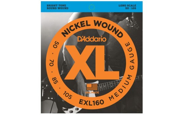 Daddario EXL160, Струни за бас китара 50-105