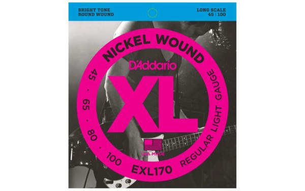 Daddario EXL170, Струни за бас китара 45-100