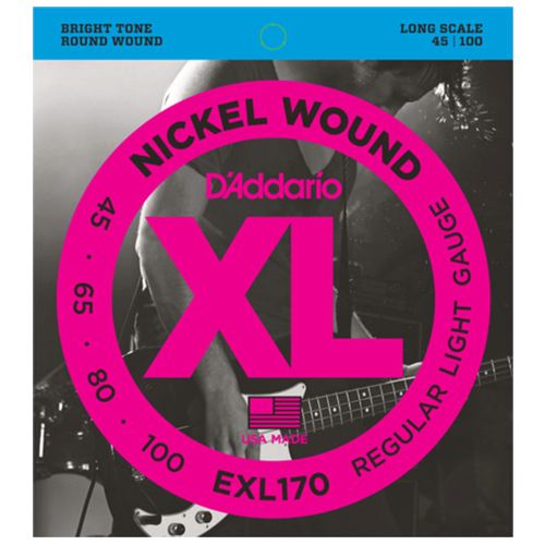 Daddario EXL170, Струни за бас китара 45-100