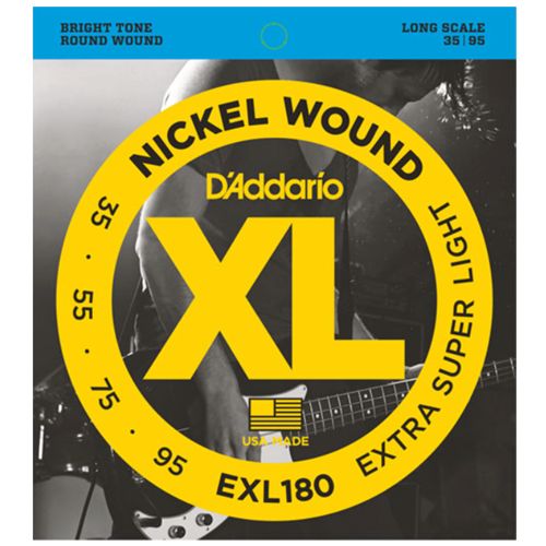 Daddario EXL180, Струни за бас китара 35-95