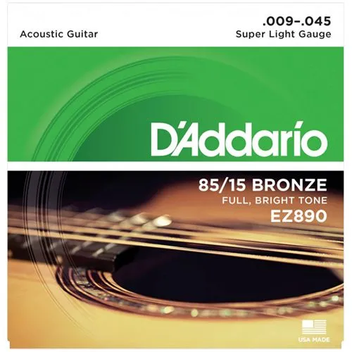 Daddario EZ890, Струни за акустична китара 09-45