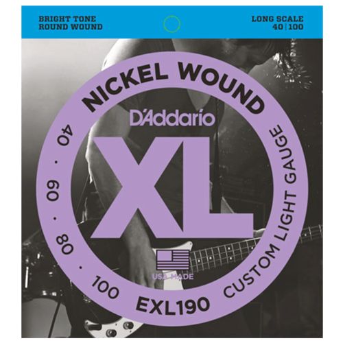 Daddario EXL190, Струни за бас китара 40-100