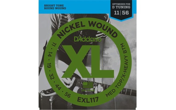 Daddario EXL117, Струни за електрическа китара 11-56