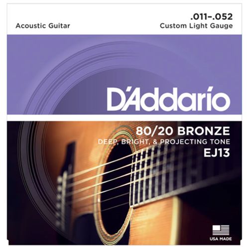 Daddario EJ13, Струни за акустична китара 11-52