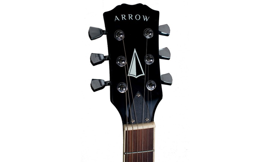 Електрическа китара Arrow LP 22 Night Black Rosewood/White