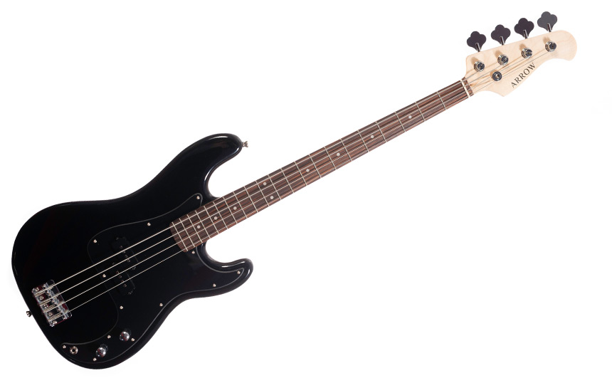 Електрическа бас китара Arrow Session Bass 4 Abyss Black R/B