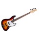 Електрическа бас китара Arrow Louisiana 4 Bass Sunburst Rosewood/White
