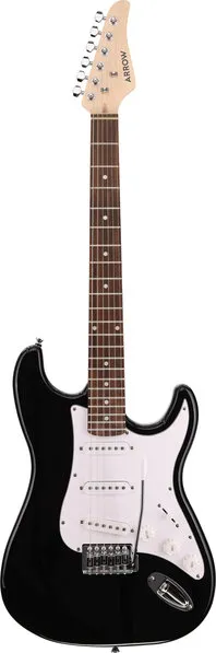Електрическа китара Arrow Tonecaster ST 111 Abyss Black R/W