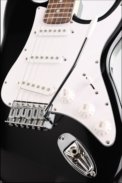 Комплект електрическа китара Arrow Tonecaster ST 111 Abyss Black R/W, Jeremi GA-10