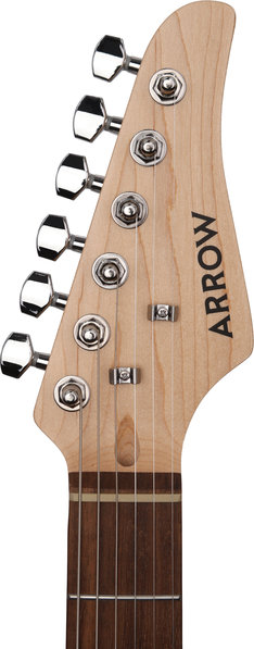 Комплект електрическа китара Arrow Tonecaster ST 111 Abyss Black R/W, Jeremi GA-10