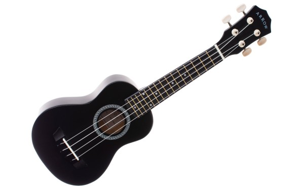Соправно укулеле Arrow PB10BK Soprano Black SET,  Черно