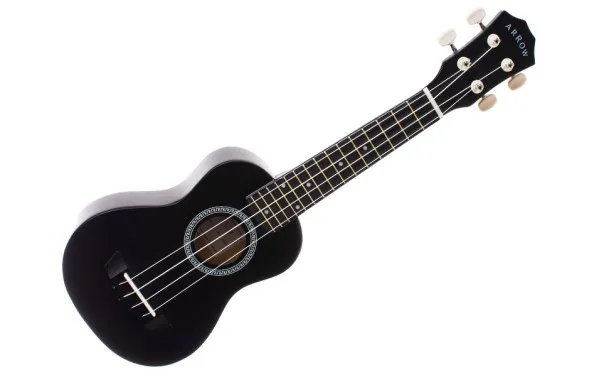 Соправно укулеле Arrow PB10BK Soprano Black SET,  Черно