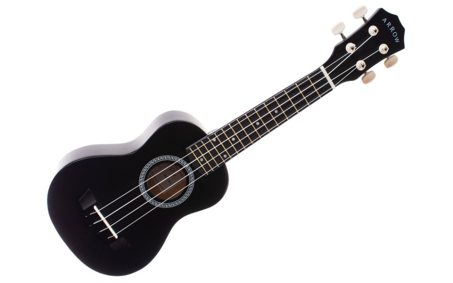 Соправно укулеле Arrow PB10BK Soprano Black SET,  Черно