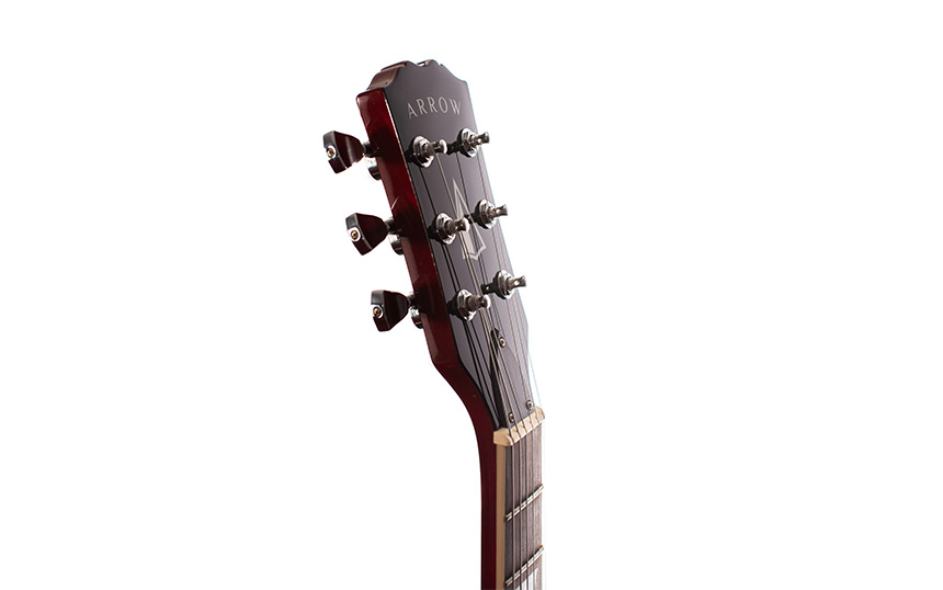Електрическа китара Arrow Twincut SG22 Cherry Pie R/W