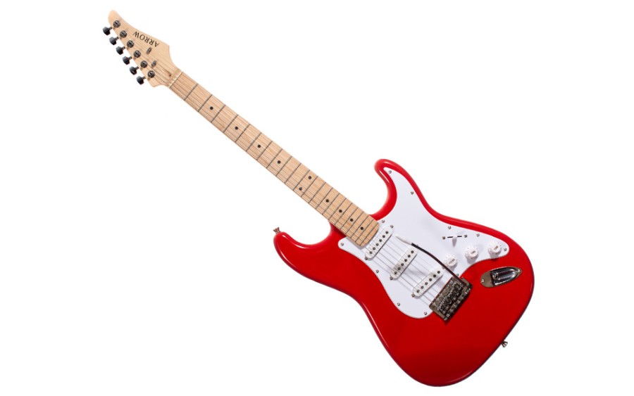 Електрическа китара Arrow ST 111 Diamond Red Maple/White