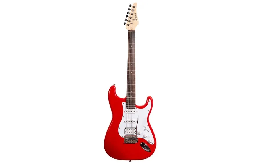 Електрическа китара Arrow ST 211 Diamond Red Rosewood/White