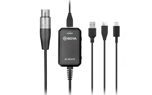 BOYA BY-BCA70 -адаптер XLR към lightning
