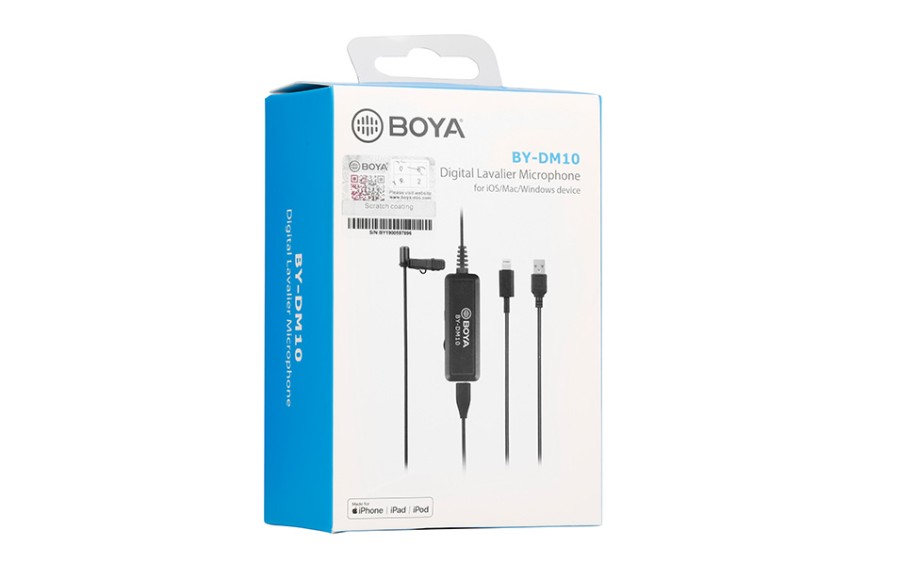 BOYA BY-DM10 - микрофон тип брошка