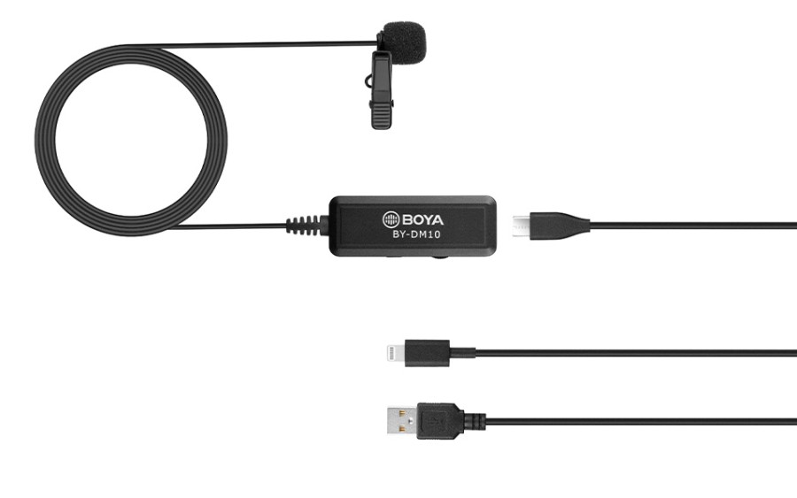 BOYA BY-DM10 - микрофон тип брошка
