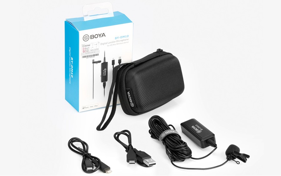 BOYA BY-DM10 - микрофон тип брошка