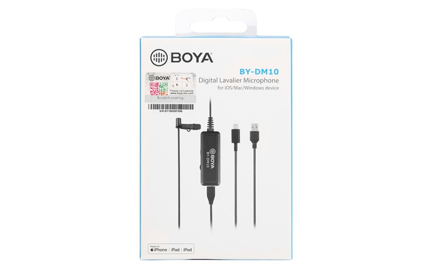 BOYA BY-DM10 - микрофон тип брошка