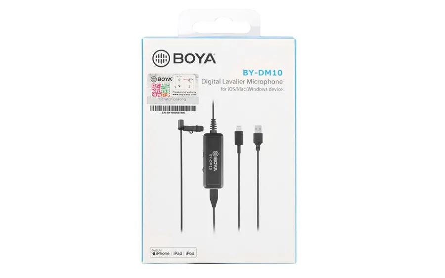 BOYA BY-DM10 - микрофон тип брошка