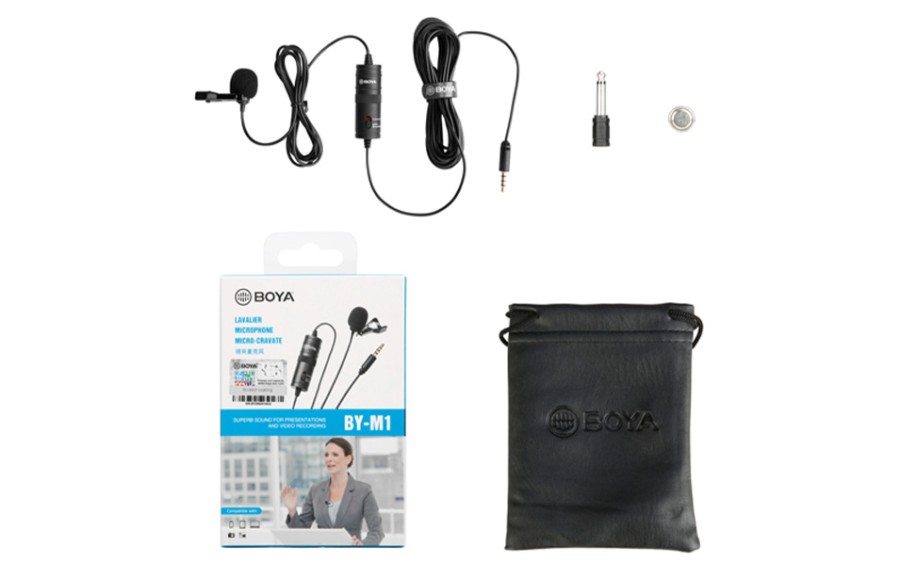 BOYA BY-M1 - микрофон тип брошка
