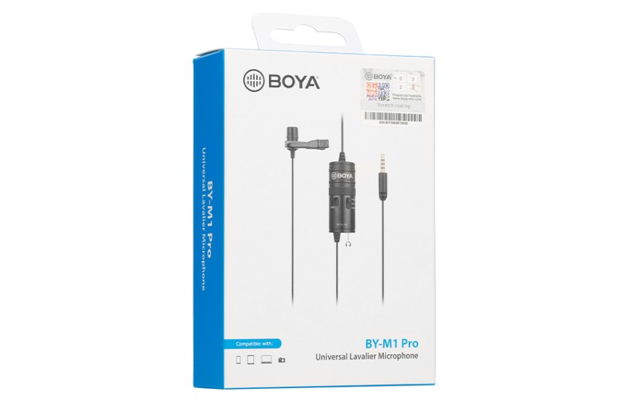 BOYA BY-M1 Pro - микрофон тип брошка