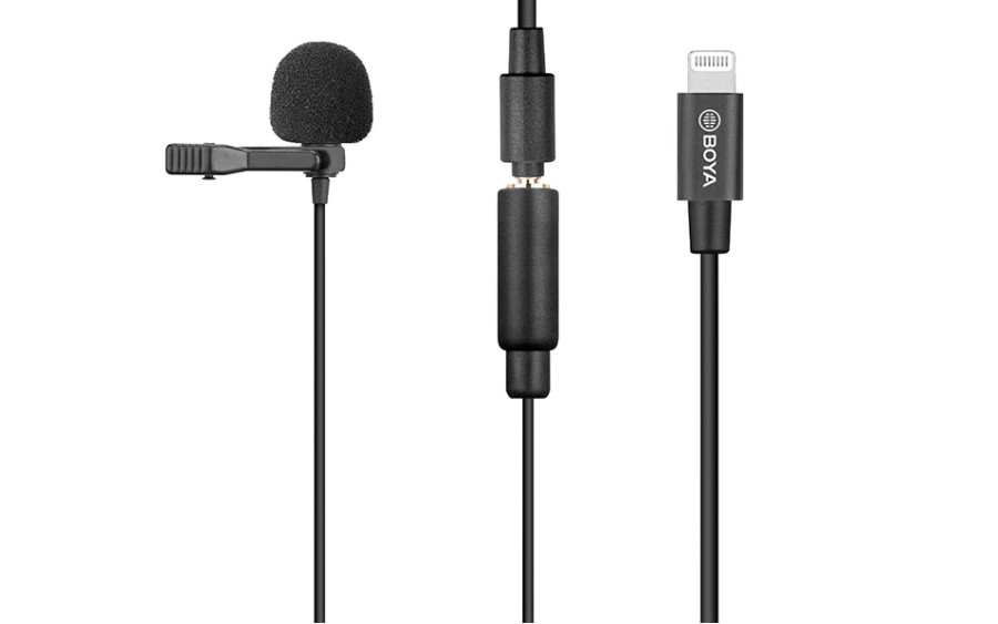 BOYA BY-M2 - микрофон брошка за iOS