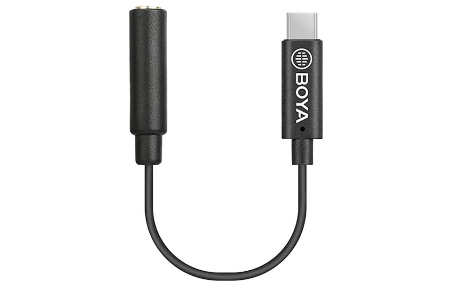 BOYA BY-K6 - адаптер от женски 3.5mm TRS към мъжки Type-C