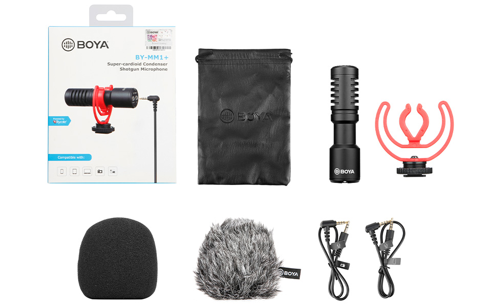 BOYA BY-MM1+ - универсален видео микрофон