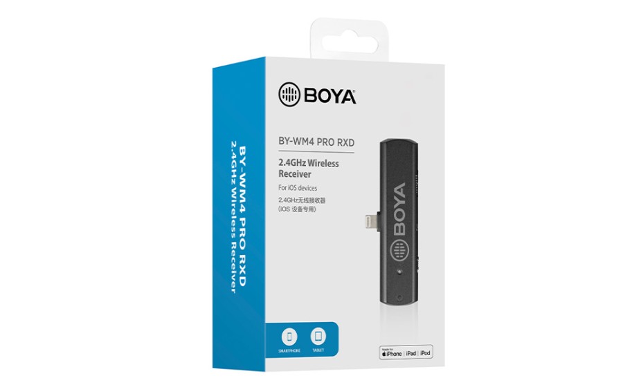 BOYA BY-WM4 Pro RXD - безжичен микрофон за мобилни устройства