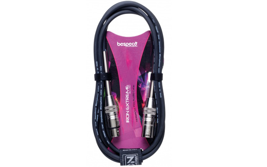 Кабел Bespeco IROMB1000PBK, XLR/XLR, 10m