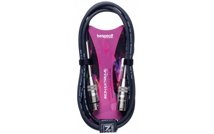 Кабел Bespeco IROMB300PBK, XLR/XLR, 3m