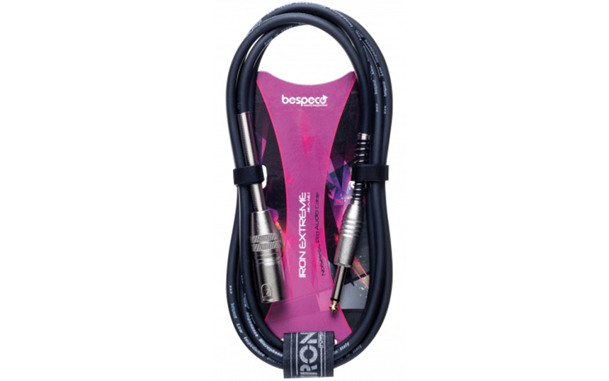 Кабел Bespeco IROMM600PBK, XLR/6.3mm, 6m