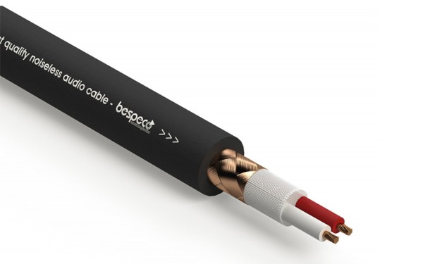 Микрофонен кабел Bespeco B/CVP100SBL, 2x0.25mm², Ø6.5mm, Син
