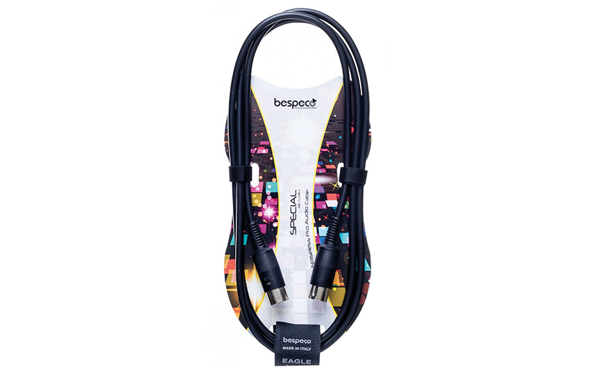 Кабел Bespeco CM300, MIDI/MIDI, 3m
