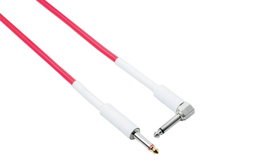 Кабел Bespeco DRAG1000PBK, 6.3mm/6.3mm, 10m, Г-образен