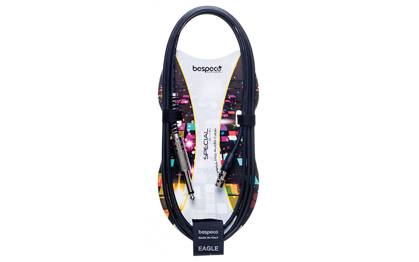 Кабел Bespeco EXMA200, MiniXLR/6.3mm, 2m