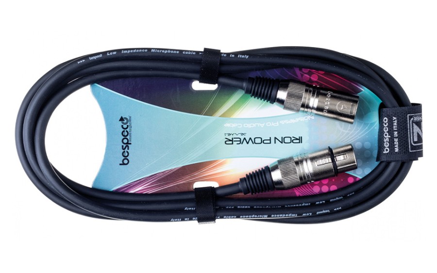 Кабел Bespeco IROMB300, XLR/XLR, 3m