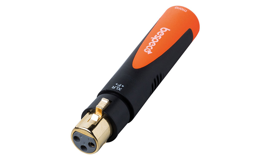 Адаптер Bespeco SLAD120, 6.3mm/XLR