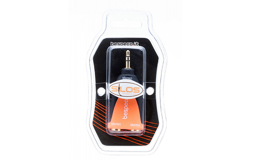 Адаптер Bespeco SLAD225, 2x3.5mm/3.5mm