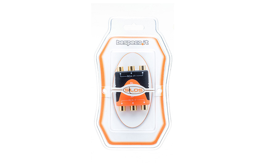 Адаптер Bespeco SLAD345, 3xRCA/3xRCA
