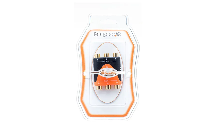 Адаптер Bespeco SLAD345, 3xRCA/3xRCA