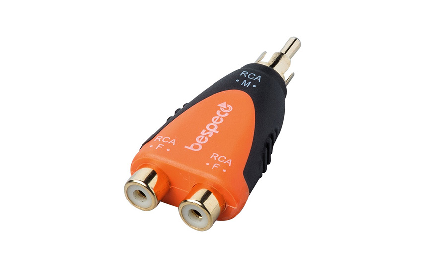 Адаптер Bespeco SLAD355, 2xRCA/RCA