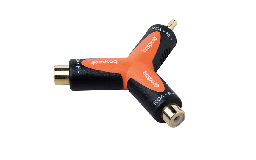 Адаптер Bespeco SLAD360, RCA/RCA