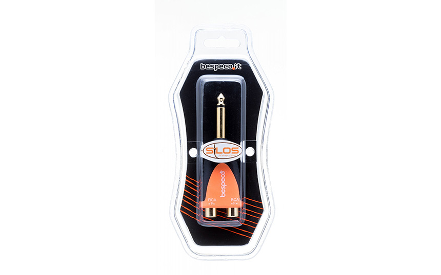 Адаптер Bespeco SLAD365, 2xRCA/3.5mm